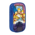thumbnail image 2 of Simpsons Pencil Case Durable Pen Carrying Case Lightweight Pencil Bag Pouch Box Organizer Pencase Blue, 2 of 8