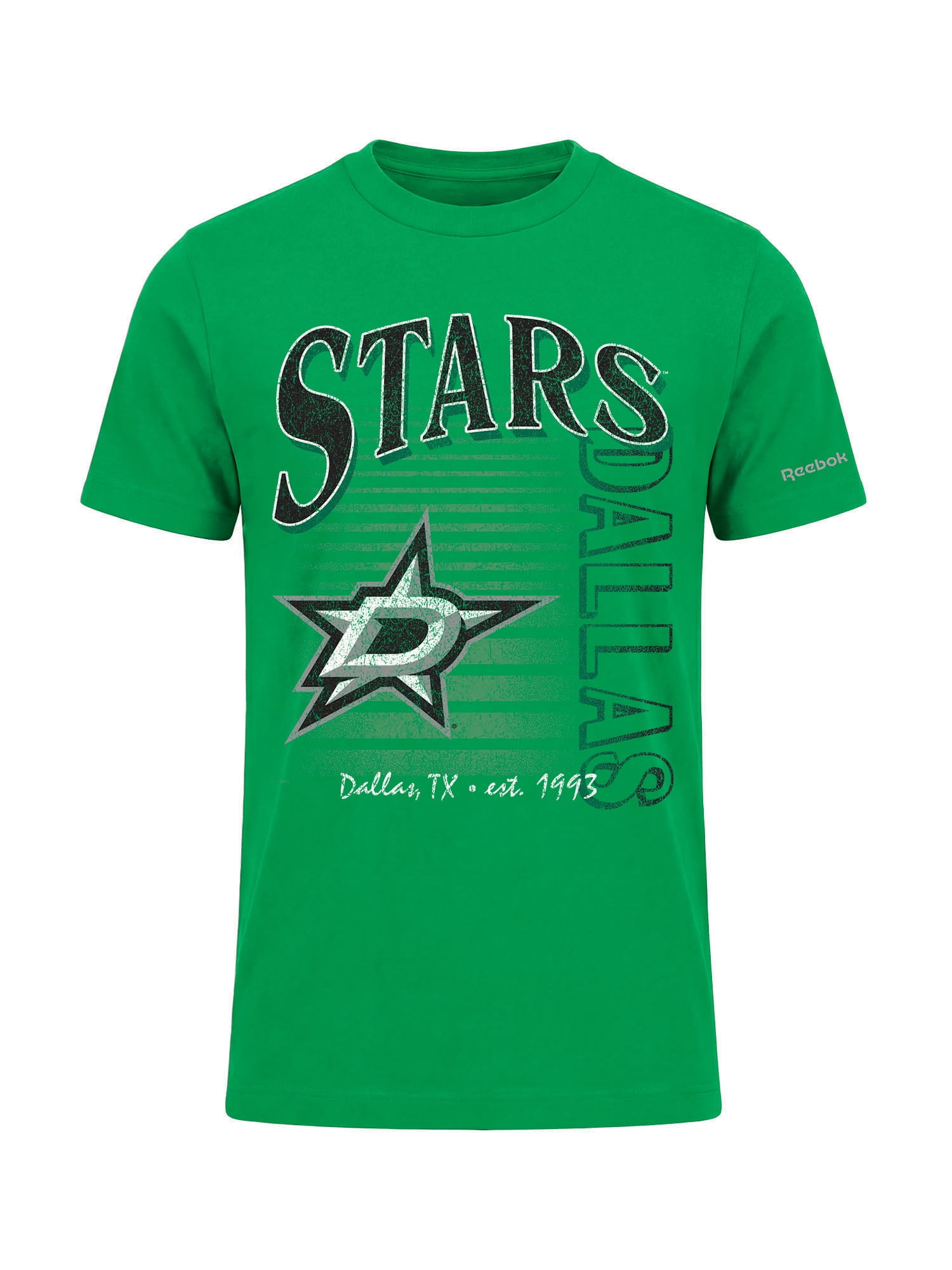 Dallas Stars Reebok Mens Crew Neck Short Sleeve T-Shirt
