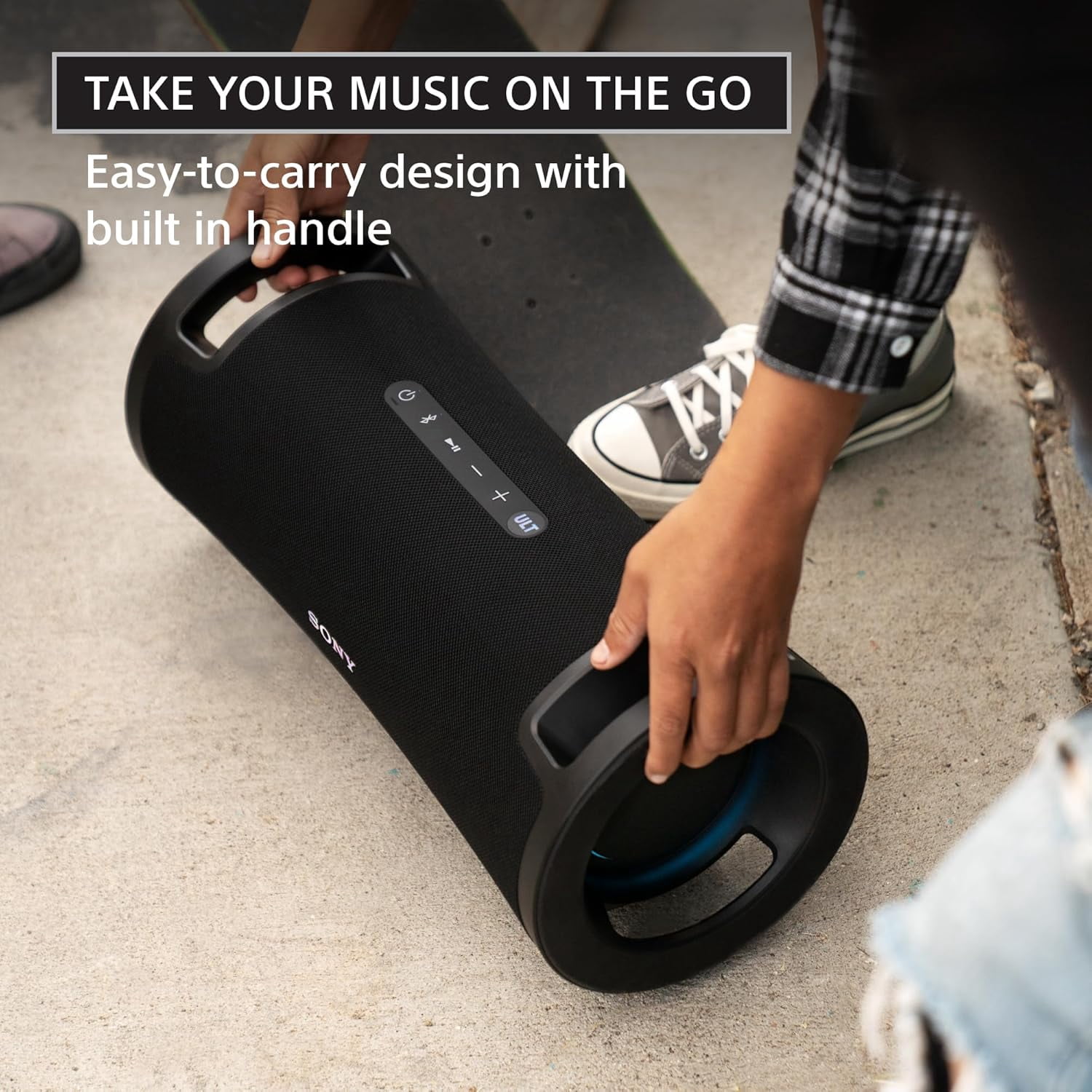 Restored Sony ULT FIELD 7 Wireless Portable Bluetooth Karaoke Party Speaker (Refurbished)