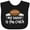 AB-Black, variant on Inktastic Football My Daddy is the Coach Boys or Girls Baby Bib