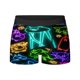 thumbnail image 3 of Ropa interior para hombre, bóxer de seda con diseño de gatos de batalla, calzoncillos para hombre, bragas para hombre, bóxers cortos, 3 of 5