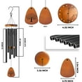 thumbnail image 3 of Memorial Wind Chime and Necklace for Human Ashes- Sympathy Gifts for Loss of Loved One-Bereavement & Memorial Gifts Includes a 37 Inch Wind Chime & Necklace, 3 of 6