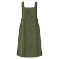 thumbnail image 3 of ZANZEA Womens Corduroy Suspender Skirt Casual Midi Dresses, 3 of 6