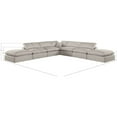 thumbnail image 3 of Meridian Furniture Comfy Beige Modular Sectional, 3 of 11