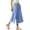 Light Blue, variant on Dvprdro Capri Pants for Women Cotton Wide Leg Lace Hem Drawstring Elastic Waist Side Pockets Solid Loose Fit Summer Beach