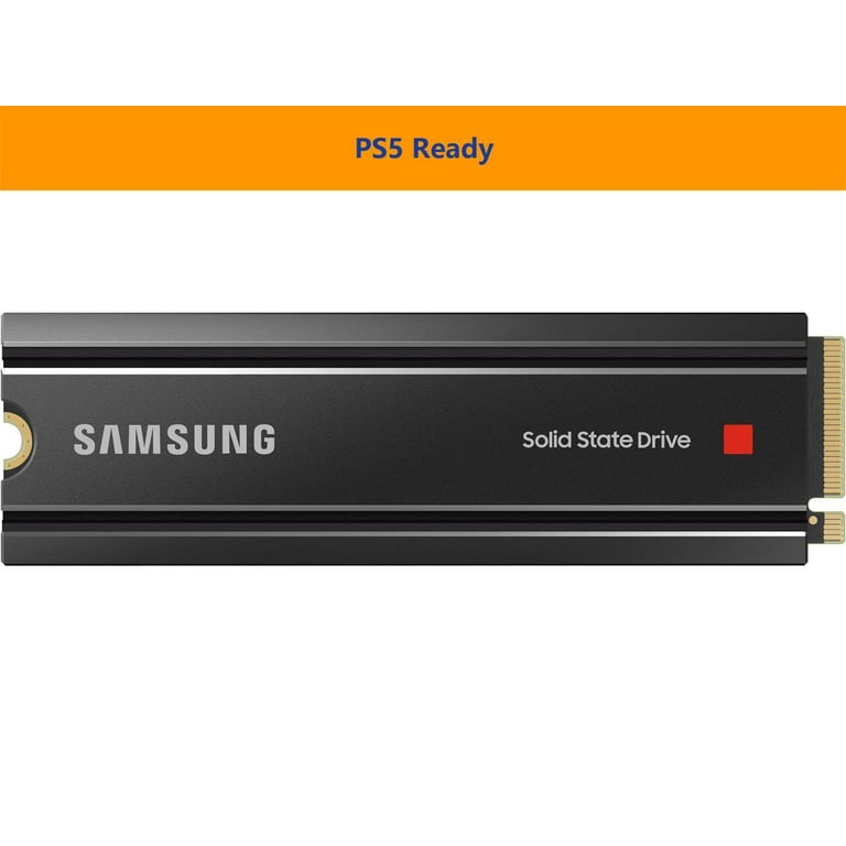 Samsung - 980 PRO Heatsink 1TB Internal SSD PCIe Gen 4 x4 hot NVMe for PS5