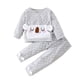 thumbnail image 1 of Ropa Para Niñas Pequeñas, Traje De Otoño Invierno Para Niños, Tops De Animales De Manga Larga, Pantalones De Lunares Odeerbi LM103-160, 1 of 9