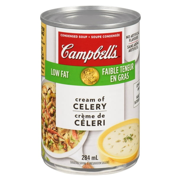 Soupe Crème de céleri à faible teneur en gras condensée de Campbell's 284 ml