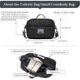 thumbnail image 4 of Weekender Bags for Women, Carry on Overnight Weekend Travel Duffel Bag with Shoes Compartment &Toiletry Bag, Personal Item Bag for Travel Business Trips Sport Hospital(Black), 4 of 8