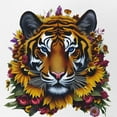 thumbnail image 2 of CafePress - Sunflower Tiger - Adjustable Unisex Printed Trucker Hat with Mesh Back, 2 of 8