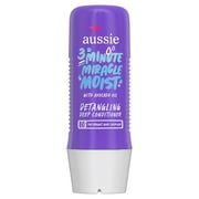 Aussie Miracle Moist Shampoo, Conditioner, Deep Conditioner Set, Paraben Free, for Dry Hair Types