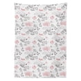 thumbnail image 3 of Ambesonne Chinese Tablecloth Rectangular Table Cover, Wall of China, 60"x90", Dark Grey Red, 3 of 4