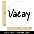 thumbnail image 2 of Vacay Vacation Fun Text Rubber Stamp for Scrapbooking Crafting Stamping - Mini 1/2 Inch, 2 of 7
