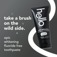 thumbnail image 2 of hello Epic Whitening Charcoal Fluoride Free Toothpaste, Fresh Mint, 4.0 Oz Tube, 2 of 14