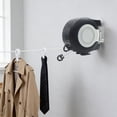 thumbnail image 4 of Creatine Retractable Clothesline With Double Line Retractable Clothesline Outdoor Heavy Duty Clotheslines Shrinkable Outdoor Wall Mounted Easy To Install Use For Home, 4 of 4
