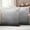 Gray, Charcoal, Slate, Ash, variant on Indigo Blue Ombre Outdoor Pillow Covers 26x26 Set of 2, Waterproof Patio Throw Pillowcase Protectors, Geometric Stained Glass Square Decorative Pillow Shams Cushion Covers for Seat Bed Couch Sofa