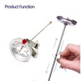 thumbnail image 3 of Candy Thermometer Deep Frying Thermometer with Clip (2 Pack and 8 Inch Probe - Best Oil Thermometer deep Fry for Cooking Tall pots,Candle,Candy Making,Deep Frying, 3 of 4