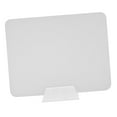 thumbnail image 4 of figatia Desktop Partition Board Desk Divider Versatile for Home Study Test Workplace White PP Stand, 4 of 8