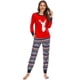 thumbnail image 3 of Pijama de Navidad con estampado de alce rojo para el hogar, ropa de casa familiar con estampado de dibujos animados, novedad, 3 of 4