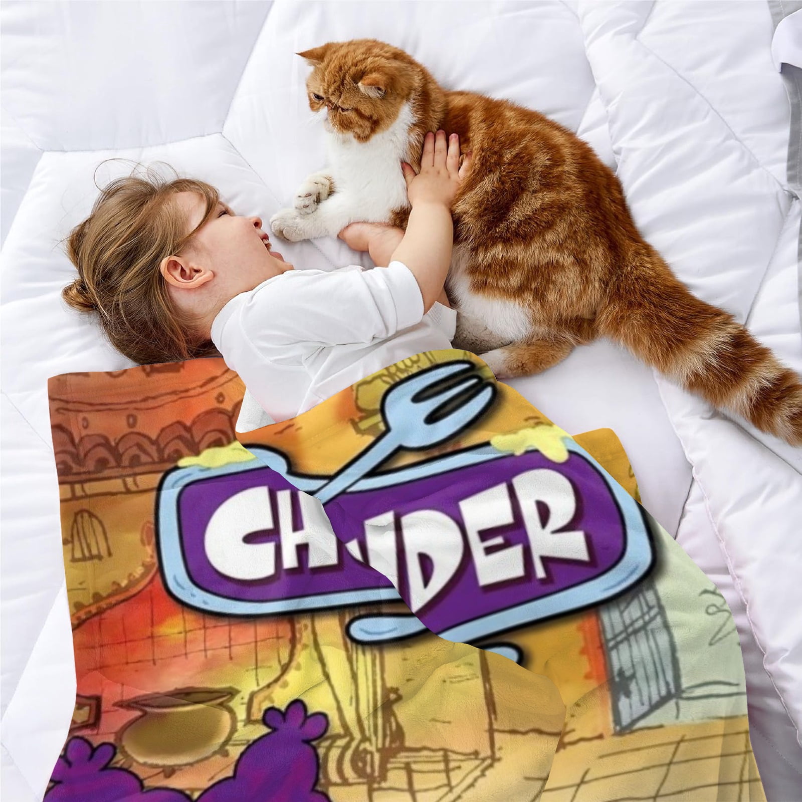 CHOWDER Throw Blanket Gifts for Fans Lover Girls Boys Women Present Hoodie Him Bed 60"x80"