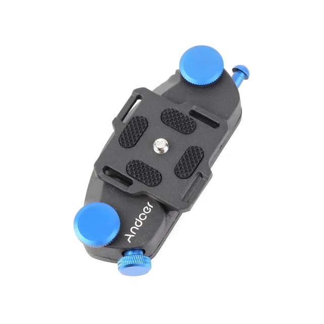For Metal Quick Release Belt Buckle Camera Waist Belt Strap Buckle Button Mount Clip for DSLR Cameras Maximum Load Capacity 20kg