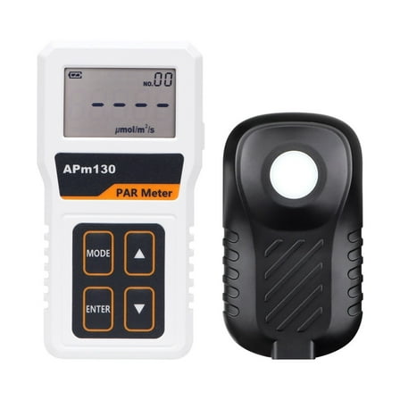 APM130 PAR Meter Digital Photosynthetic Waterproof Sensor Plants Data Record Light Meter ,Small in Size and Lightweight