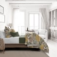 thumbnail image 4 of 6ix Tailors  Marikka Natural California King Comforter & 2 Pillow Shams Set - 3 Piece, 4 of 8