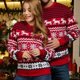 thumbnail image 1 of 2023 New Arrivals Women Men Couples Matching Clothes Warm Thicken Sweaters Christmas Jumpers Knitwear Xmas Family Look Outfits, 1 of 4