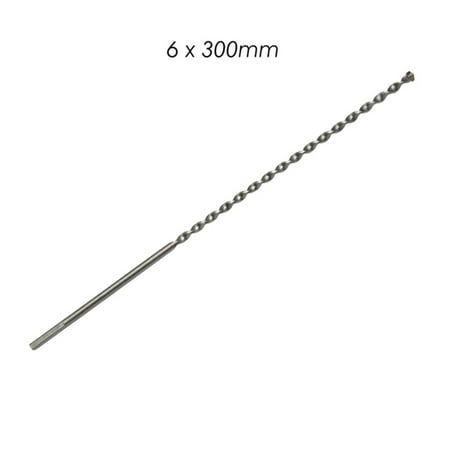 

300mm Long Masonry Concrete Impact Drill Bit Triangle Shank 6 8 10 12mm Drill
