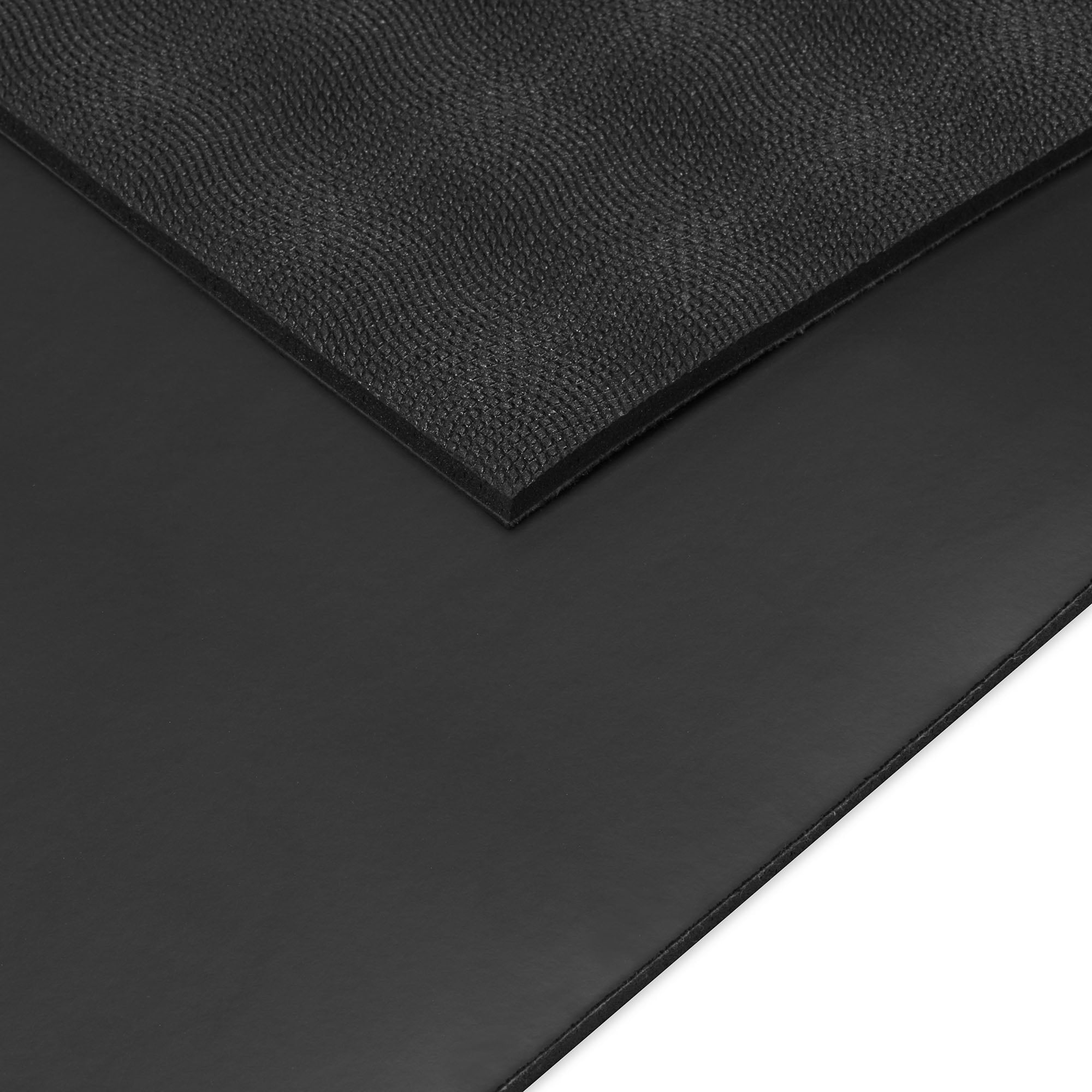 Reebok Delta 5MM Sure-Grip Fitness Mat, Ultimate Grip, Black