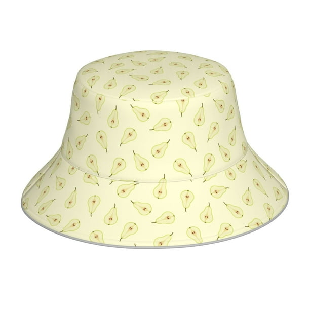 Balery Green Pears Sombreros para el sol para hombre y mujer, sombrero de pescador con UPF 50+