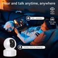 thumbnail image 5 of Indoor Camera - Camera, 5G/2.4GHz WiFi Cam for with Phone App, 360? Pan & Tilt, 2-Way Audio, Color Night Vision, for 2025 with 12s Free Cloud Storage, 5 of 6