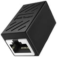 thumbnail image 1 of Conector RJ45 LinkFusionBlack 1 Pza Acoplador RJ45 Hasta 1000Mbps Interior Negro Plástico y Metal, 1 of 2