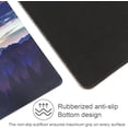 thumbnail image 3 of Large Gaming Mouse Pad, Extended XXL Desk Pad & Non-Slip Rubber Keyboard Mat Stitched Edges (90x40 purplesky), 3 of 6