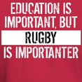 thumbnail image 3 of CafePress - Rugby Is Importanter T Shirt - Men's Classic Graphic Cotton T-Shirt, 3 of 4