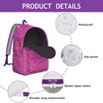 thumbnail image 4 of Large Boho Mandala Floral Backpack for Women Men, Durable Bookbag with Padded Laptop Compartment, College School Work Travel, Gift, 4 of 5