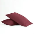 thumbnail image 3 of Comfort Canopy - 2 Pack Burgundy Ultra Soft Microfiber Pillowcase for King Bedding, 3 of 4
