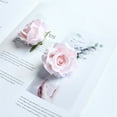 thumbnail image 4 of Pink Velvet Rose Head - 6cm/2.36in Realistic Artificial Flowers For Home Decor, Fake Flowers For Vase, DIY Flower Arrangement Material & Indoor Decor Accent, Cloth Flower Long-Lasting, 4 of 4