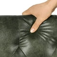 thumbnail image 6 of 24'' Leather Ottoman with Storage Rectangle Foot Rest Ottomans Stool for Living Room(Green,Leather Texture), 6 of 13