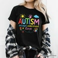 thumbnail image 5 of Autism Awareness Brushstroke T-Shirt, Colorful Autism Support Tee for Autism Month, 5 of 5