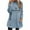 Blue, variant on ShiShine Womens Plush Lined Sweatshirts Warm Sweater Long Sleeve Cute Tops Pullover Warm Winter Trendy Clothing