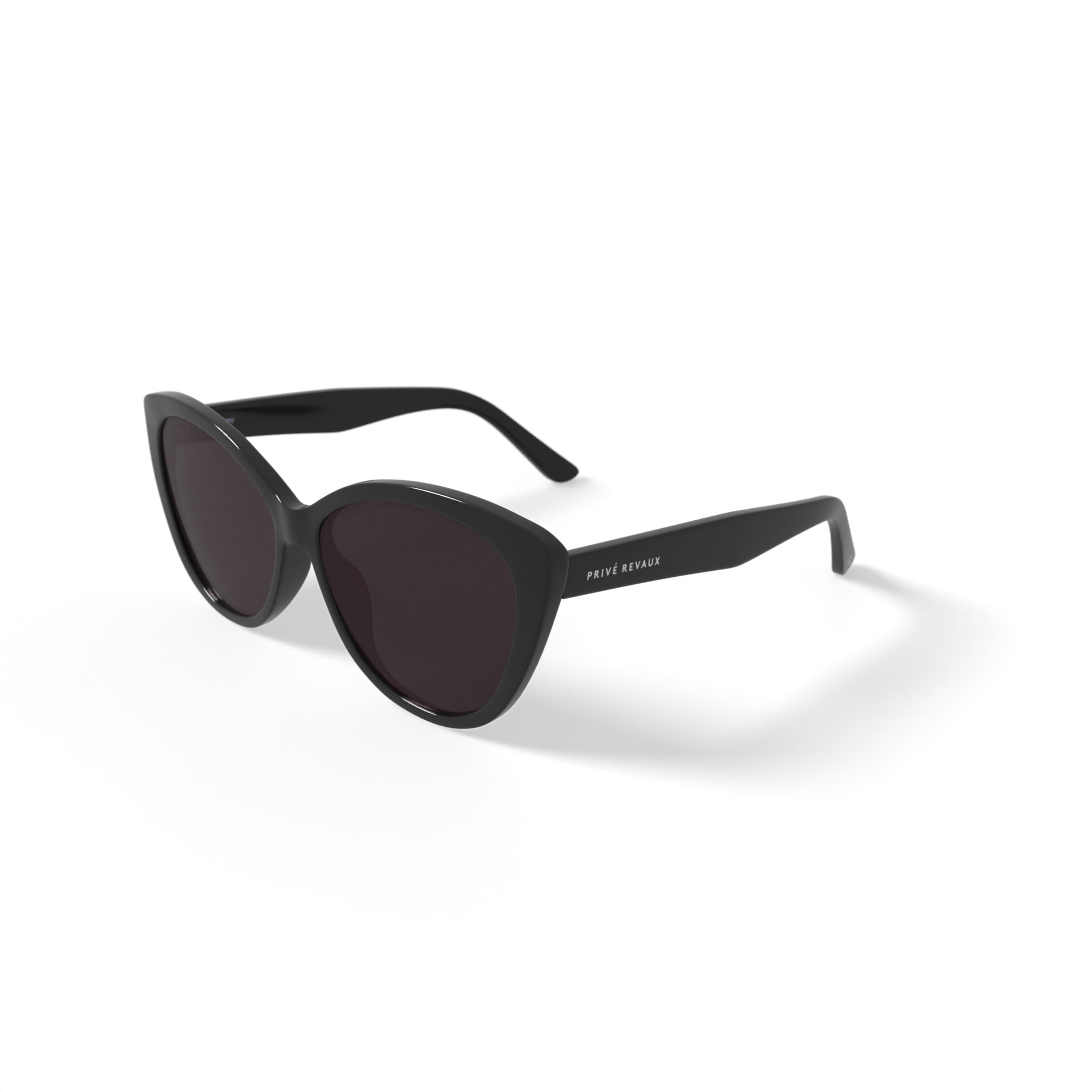 Prive Revaux Women's Rx'able Fashion Polarized Sunglasses, Harmony, Cat Eye, Black, 56-15-140