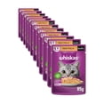 thumbnail image 1 of Caja Whiskas Sobre Gato Souffle Pavo y Pollo 85 g (12 Pzas), 1 of 1