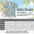 thumbnail image 4 of Netecom Coral Hawaiian Shirt for Men, Button Down Summer Beach Short Sleeve, Ocean Lover Gifts, S-5XL, 4 of 6
