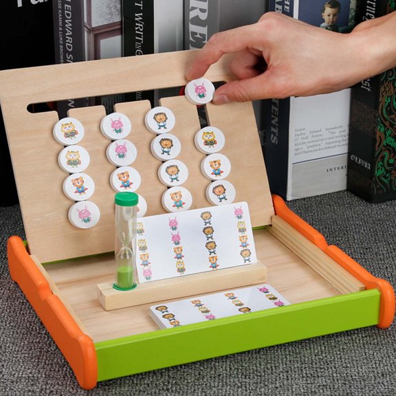 Wooden Color Matching Puzzle, Educational Learning Toy For Toddlers, Fine Motor Skill Development Toy, Montessori Sorting Game, Logical Thinking Activity, Kids Brain Teaser Toy