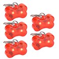 thumbnail image 2 of 5Pcs Side Switch Bone Shape Pet Collar Light Lamp Tag Pendant Supply Waterproof Design, 2 of 9