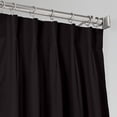 thumbnail image 2 of Homi Drapes 100% Blackout Curtain Triple Pinch Pleat Thermal Insulated Room Darkening Spill Proof Machine Washable Window Treatment Panels (1 Panel, 100x95, Black), 2 of 8