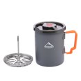 thumbnail image 1 of Taza de café para acampar con placa de prensa Cafetera de aluminio 750ml, 1 of 8