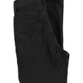 thumbnail image 3 of Levi's Womens Denim Straight Leg Jeans, Black, 24, 3 of 3