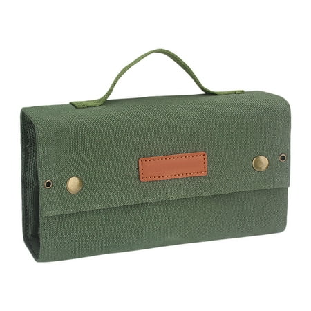 

HALJEN Home Organizers and Storage Portable Bag Portable Canvas Timeing Storage Bag Timeing Bottle Holder for Outdoor Camping Bbq Picnic